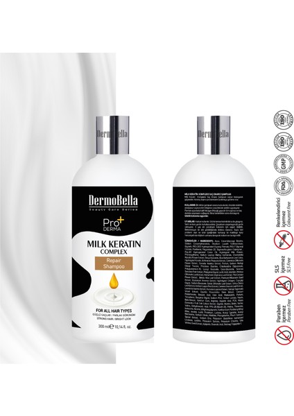 Milk Keratin Complex Şampuan 300 ml