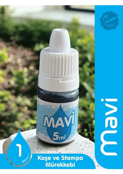 Kaşe Istampa Mürekkebi 5 ml - MAVI-T867