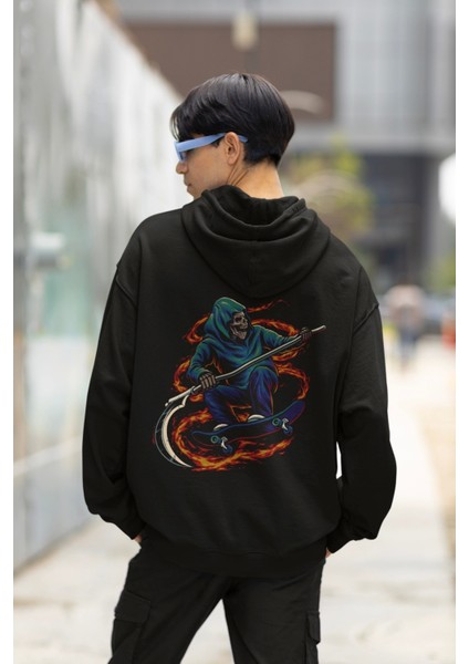 Oversize Japanese Dragon Hoodie