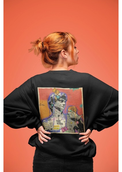 Oversize David Pop Art Sweatshirt