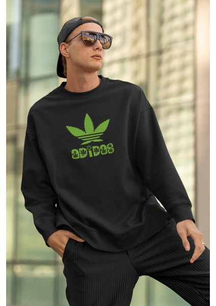 Oversize Yeşil Desenli