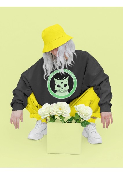 Oversize Alien Series Sweatshırt