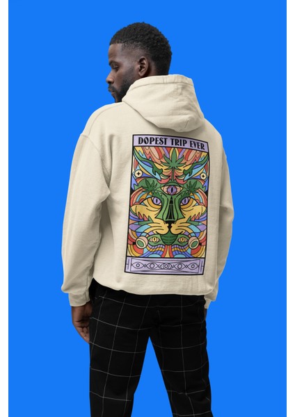 Oversize Psychedelic Hoodie