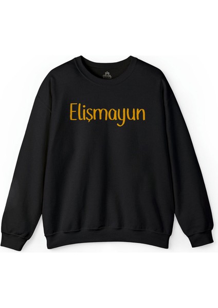 Elişmayun Ilişmeyin Karışmayın Karadeniz Baskılı Sweatshirt
