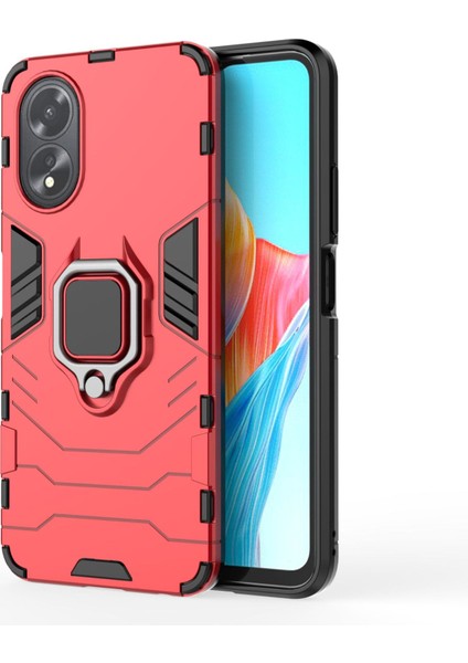 Oppo A18 4g Halkalı Darbeye Dayanıklı Telefon Kılıfı (Yurt Dışından)