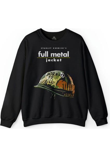 Full Metal Jacket Stanley Kubricks New Fma Baskılı Sweatshirt