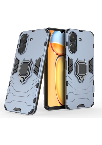 Xiaomi Redmi 13C Zil Standlı Darbeye Dayanıklı Telefon Kılıfı (Yurt Dışından)