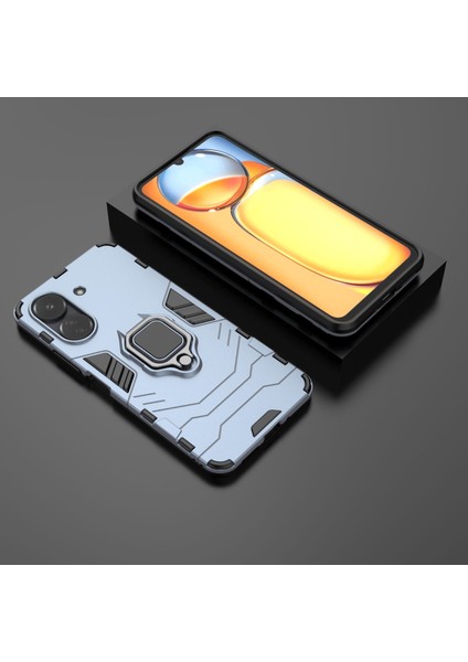 Xiaomi Redmi 13C Zil Standlı Darbeye Dayanıklı Telefon Kılıfı (Yurt Dışından)