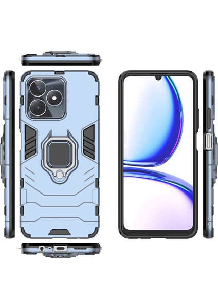 Oppo Realme C53 Zil Standlı Darbeye Dayanıklı Telefon Kılıfı (Yurt Dışından) modelleri