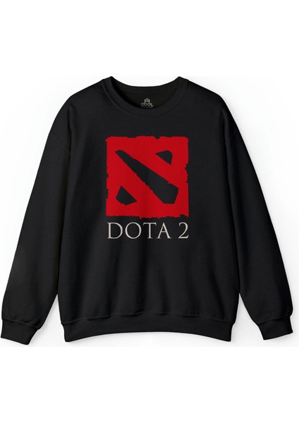 Dota2 Dota 2 Is A Multıplayer Actıve Rts Game Baskılı Sweatshirt