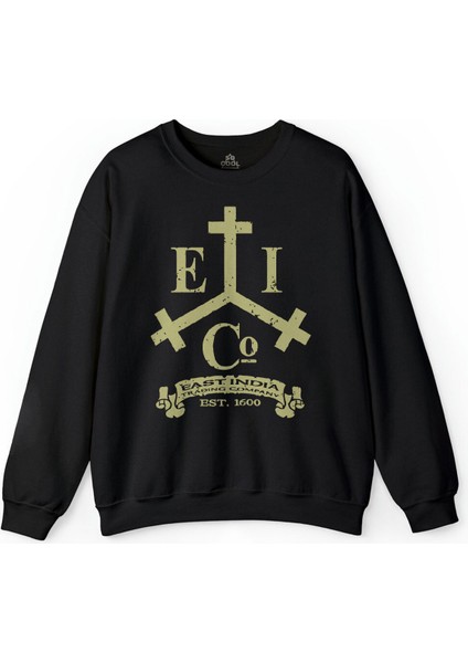 East India Trading Company Captain Jack Sparrow Baskılı Sweatshirt