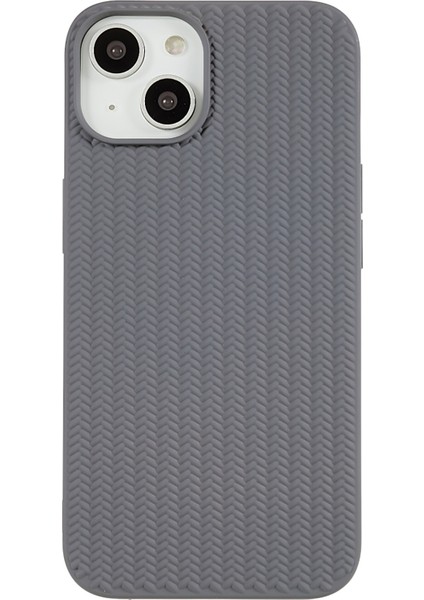 Iphone 14 Plus Doku Doku Slip Anti-Slip Telefon Kılıfı Güçlendirilmiş Köşeler Yumuşak Tpu Çizilmeye Dayanıklı Kapak-Gre (Yurt Dışından)