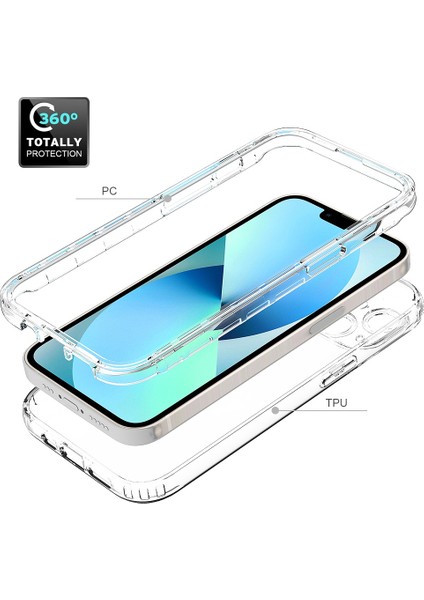 Iphone 14 Için 6.7 Inç Iyi Korunmuş Şeffaf Tpu+Pc Hibrid Vaka Gradient Renkli Cep Telefonu Kapak Terazik (Yurt Dışından) fiyatları