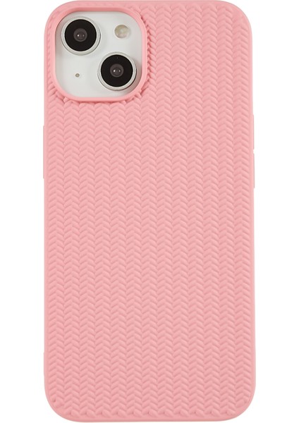 Iphone 14 Plus Doku Doku Için Slip Anti-Slip Telefon Kılıfı Güçlendirilmiş Köşeler Yumuşak Tpu Çizilmeye Dayanıklı Kapak Pembe (Yurt Dışından)