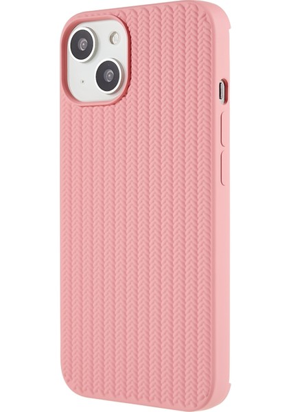Iphone 14 Plus Doku Doku Için Slip Anti-Slip Telefon Kılıfı Güçlendirilmiş Köşeler Yumuşak Tpu Çizilmeye Dayanıklı Kapak Pembe (Yurt Dışından)