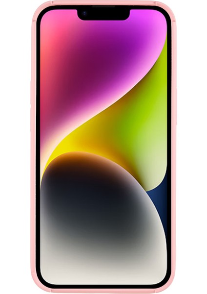 Iphone 14 Plus Doku Doku Için Slip Anti-Slip Telefon Kılıfı Güçlendirilmiş Köşeler Yumuşak Tpu Çizilmeye Dayanıklı Kapak Pembe (Yurt Dışından)