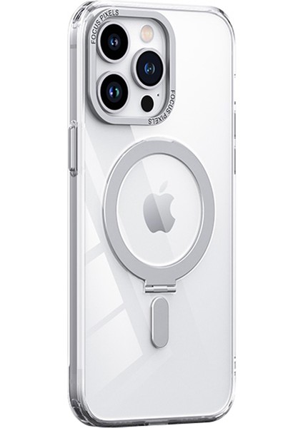 Iphone 14 Pro Max Max Mognety Felon Kaydırı Kılak Elektrolak Kamera Frame Tasarım Pc+Tpu Magsafe-Tövbe ile Uyumlu Telefon Kapağı (Yurt Dışından)