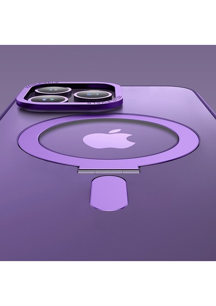 Iphone 14 Pro Max Max Mognety Felon Kaydırı Kılak Elektrolak Kamera Frame Tasarım Pc+Tpu Magsafe-Tövbe ile Uyumlu Telefon Kapağı (Yurt Dışından) indirimleri