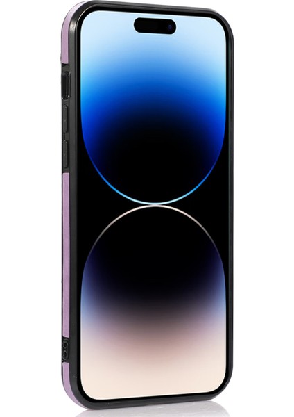 Iphone 14 Pro Max Için 6.7 Inç Için Telefon Pomalı Omuz Çantası Çizik Anti-Çizik Pu Deri+Tpu Kickstand Telefon Vaka-Mor (Yurt Dışından) fırsatları