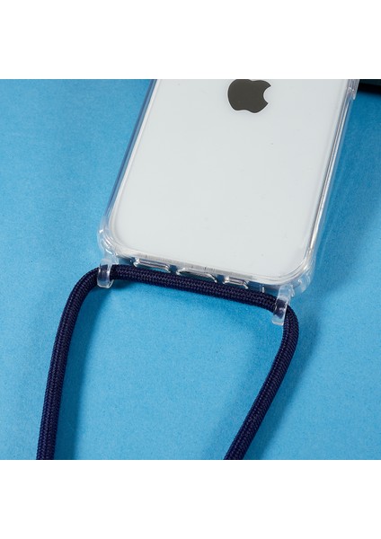 Iphone 14 Için Geri Kılıf Plus Clear Tpu+Akrilik Şok Emici Telefon Örtüsü Landard-Dark Blue (Yurt Dışından)
