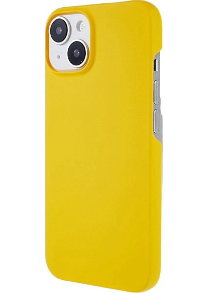 Iphone 14 Için 6.7 Inç Kalaştırılmış Sert Pc Kasası Parlak Yüzey Şok Geçirmez Kayma Olmayan Koruyucu Kaplama Sarı (Yurt Dışından)