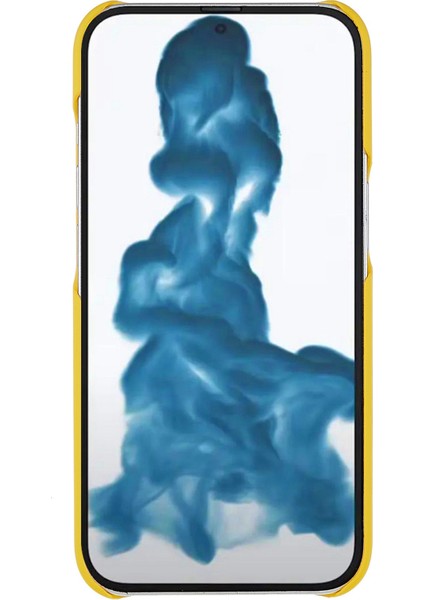 Iphone 14 Için 6.7 Inç Kalaştırılmış Sert Pc Kasası Parlak Yüzey Şok Geçirmez Kayma Olmayan Koruyucu Kaplama Sarı (Yurt Dışından)