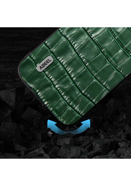 Iphone 14 Plus Anti-Drop Timsah Dokusu Için Telefon Kılıfı Cowhide Deri+Tpu+Pc Hibrid Kapak Yeşili (Yurt Dışından) modelleri