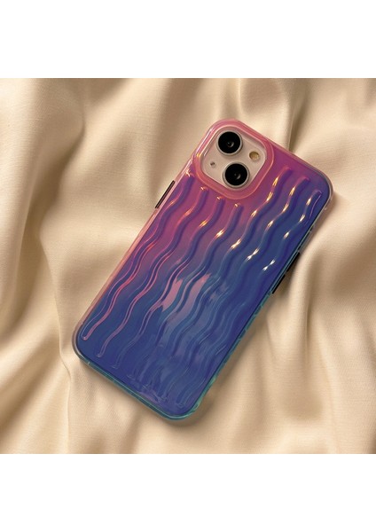 Iphone 14 Plus Önce Çizgiye Karşı Hard Pc+Tpu Telefon Kapak Dalgası Dokusu Telefon Vaka Sınıflandırıcı Mor (Yurt Dışından) fiyatları