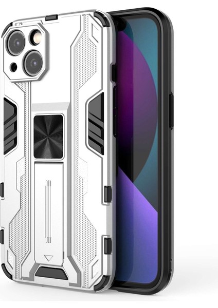 Iphone 14 Için 6.7 Inç Şok Geçirmez Sert Pc+Yumuşak Tpu Cep Telefonu Kapak Kamera Koruması Kickstoste Geri Arkadan Kasa (Yurt Dışından)