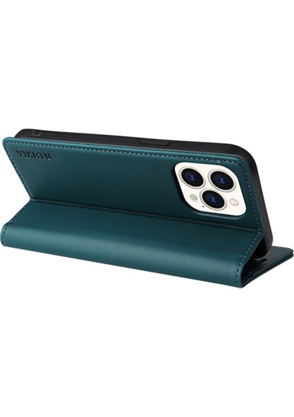 Iphone 14 Pro Max Için Max 6.7 Inç Pu Deri Flip Cüzdan Kılıfı Güçlü Manyetik Otomatik Absorbed Stand Telefon Kapak Mavisi (Yurt Dışından) fırsatları