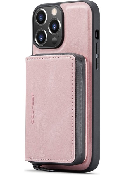 Iphone 14 Pro Max Pu Deri Kapalı Tpu Kapak Ferikyafun Cellet Kıckedand Telefon Vaka-Pembe (Yurt Dışından) indirimleri