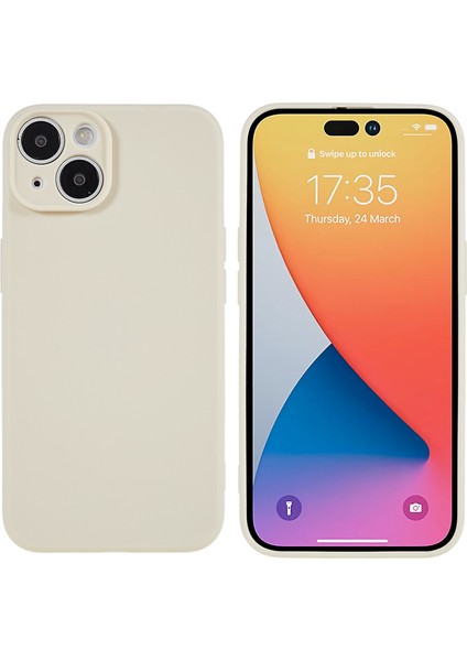 Iphone 14 Için Son Düşme Önleyici Telefon Kasası Artı Şok Geçirmez Tpu Kasası Hassas Kesim Telefon Koruyucu-Beyaz (Yurt Dışından)