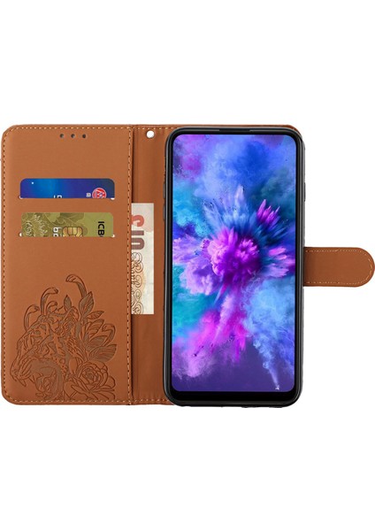 Iphone 14 Için Plus Baskı Tiger Head Pu Deri Kılıf Kılıfı Strap Strap Cüzdan Stili Özellik Flip Cover-Brown (Yurt Dışından) fiyatları