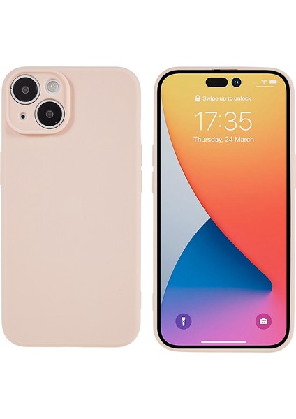 Iphone 14 Için Son Düşme Önleyici Telefon Kasası Plus Shockproof Tpu Kılıfı Kesin Kesme Telefon Koruyucu-Pembe (Yurt Dışından)