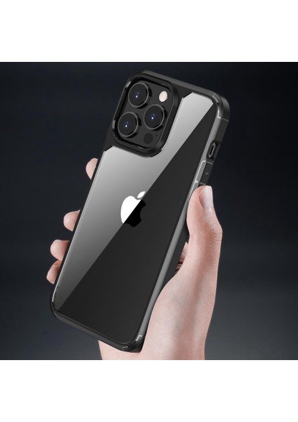 Iphone 14 Pro Max Için Max 6.7 Inç Koruyucu Kasa Pc+Tpu Hibrit Şok Geçirmez Telefon Kapak-Kırmızı (Yurt Dışından)