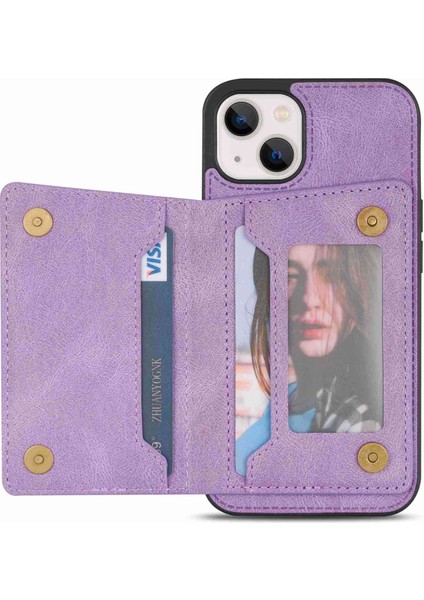 Iphone 14 Için 6.7 Inç Koruma Koruma Fermuar Cep Telefonu Cüzdan Pu Deri Kaplamalı Tpu Cep Telefonu Kapak Kartı Tutucu Kickstand-Purple (Yurt Dışından) fiyatları
