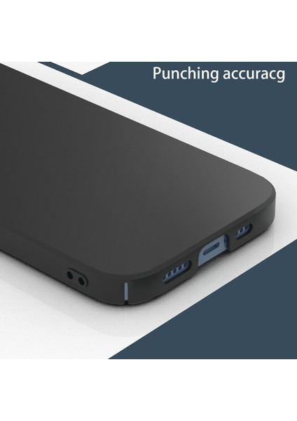 Iphone 14 Pro Max Anti-Cratch Camera Koruma Pc Telefon Kılıfı Şok Geçirmez Düz Renkli Cep Telefonu Arka Kapak-Siyah (Yurt Dışından) modelleri