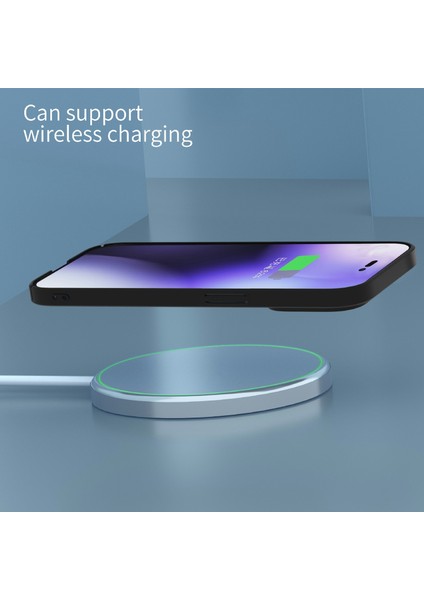 Iphone 14 Pro Max Anti-Cratch Camera Koruma Pc Telefon Kılıfı Şok Geçirmez Düz Renkli Cep Telefonu Arka Kapak-Siyah (Yurt Dışından) fırsatları