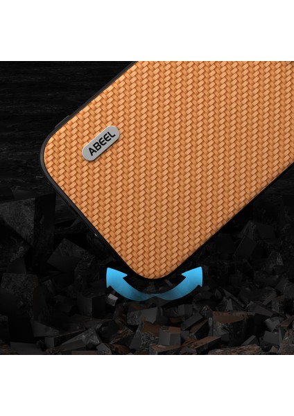 Iphone 14 Için Karbon Fiber Doku Için Telefon Geri Arka Kasa Pu Deri Kaplı Pc+Tpu Kapak Işığı Kahverengi (Yurt Dışından) modelleri
