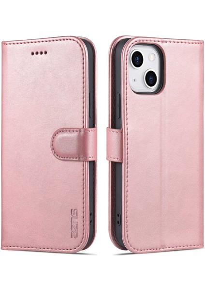Iphone 14 Için 6.7 Inç Pu Deri Tpu Şok Geçirmez Aşınmaya Dayanıklı Cüzdan Standı Koruyucu Kapak Gil Altın (Yurt Dışından)