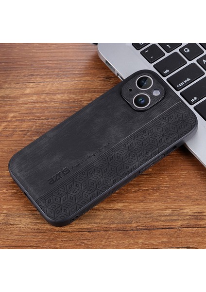 Iphone 14 Artı Çizik Dirençli Pu Deri Kaplı Tpu Cep Telefonu Kasa-Siyah (Yurt Dışından) modelleri