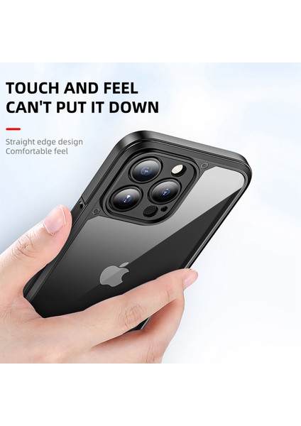 Iphone 14 Için Sert Telefon Kasası Şok Geçirmez Pc+Tpu Cep Telefonu Kapağı Kabuk Işığı Yeşil (Yurt Dışından)