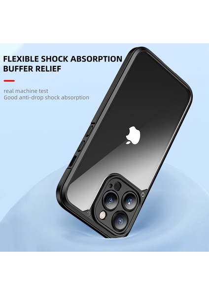 Iphone 14 Için Sert Telefon Kasası Şok Geçirmez Pc+Tpu Cep Telefonu Kapağı Kabuk Işığı Yeşil (Yurt Dışından)