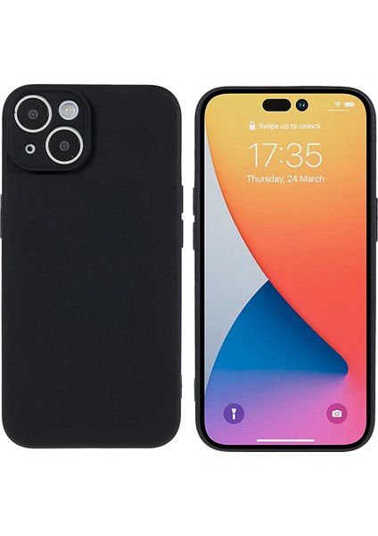 Iphone 14 Için Fall Anti Telefon Kasası Plus Shockproof Tpu Kılıfı Kesin Kesme Telefon Koruyucu Black (Yurt Dışından)