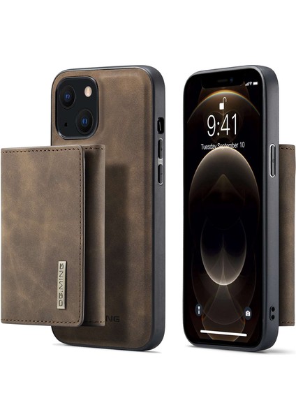 Iphone 14 Plus Için 6.7 Inç Çıkarılabilir Manyetik 2'si 1 Arada Cüzdan Anti-Çizik Telefon Kılıfı Pc+Tpu+Pu Deri Koruyucusu-Coffee (Yurt Dışından)