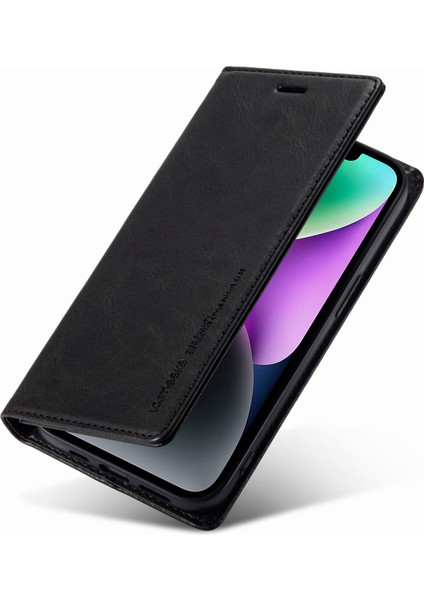 Iphone 14 Için Rfıd Için Rfıd Engelleme Pu Deri Telefon Kılıfı Cüzdan Stand Manyetik Oto Absorbed Folio Flip Cover-Black (Yurt Dışından) indirimleri