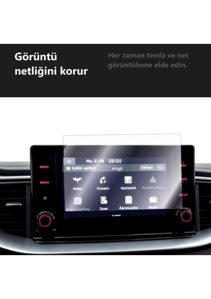 Kia Ceed Sw 8 Inç Multimedya Ekran Koruyucu Nano Şeffaf indirimleri