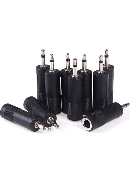 2/5/10 Adet 1/8 3.5mm Erkek Fiş 1/4 6.35MM Dişi Jak Mono Adaptör Dönüştürücü (Yurt Dışından) fırsatları