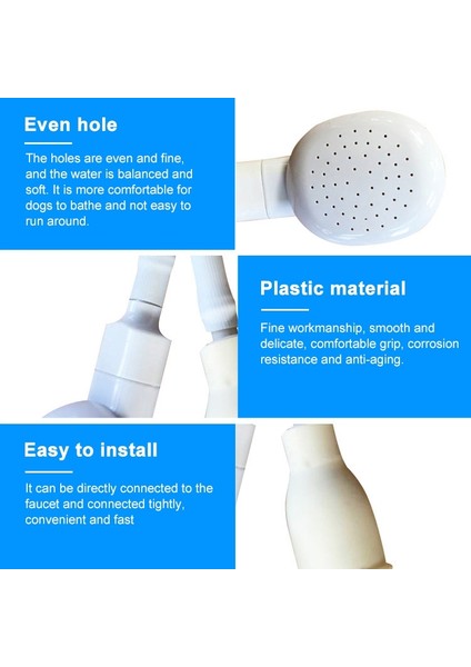 Yuvarlak Şekil Yüksek Basınçlı El Duş Başlığı Su Tasarruflu Banyo Aksesuarları (Yurt Dışından) indirimleri