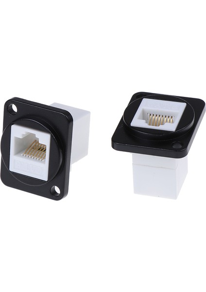 RJ45 Ağ Konektörü Metal Panel Soketi D Tipi Çinko Alaşımı Montaj Cat6 (Yurt Dışından) modelleri